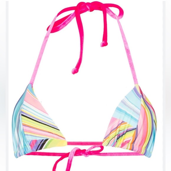 Frankie's Bikinis Other - Frankies Bikinis Phillipa Shine Micro Triangle Bikini Top